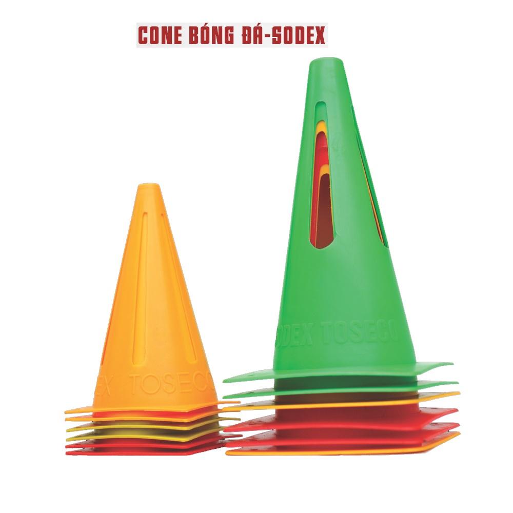 Cone nhựa dùng trong tập luyện bóng đá 23cm Sodex Sport S12505