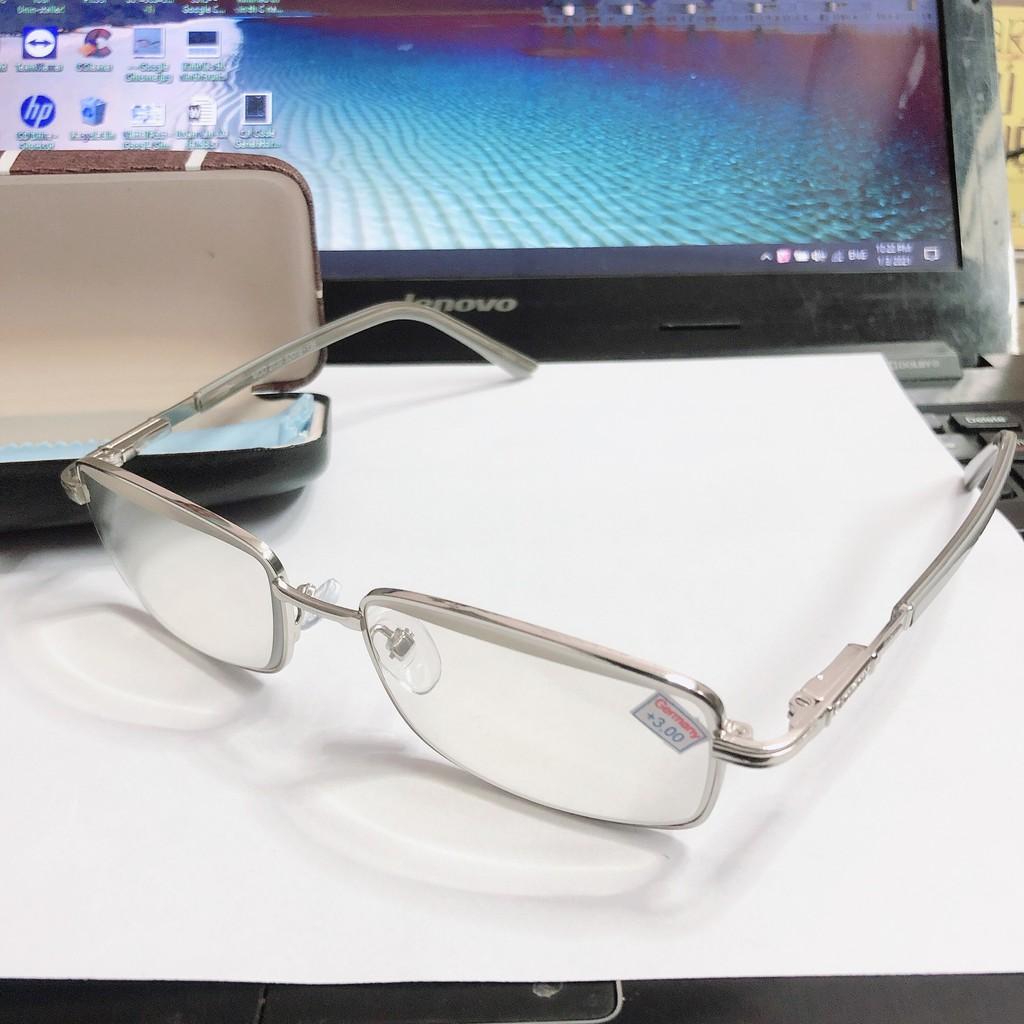 Kính lão thị đổi màu kính viễn thị titanium mắt Thủy tinh hàng xịn bảo hành 1 đổi 1 KDM23UNIQUI