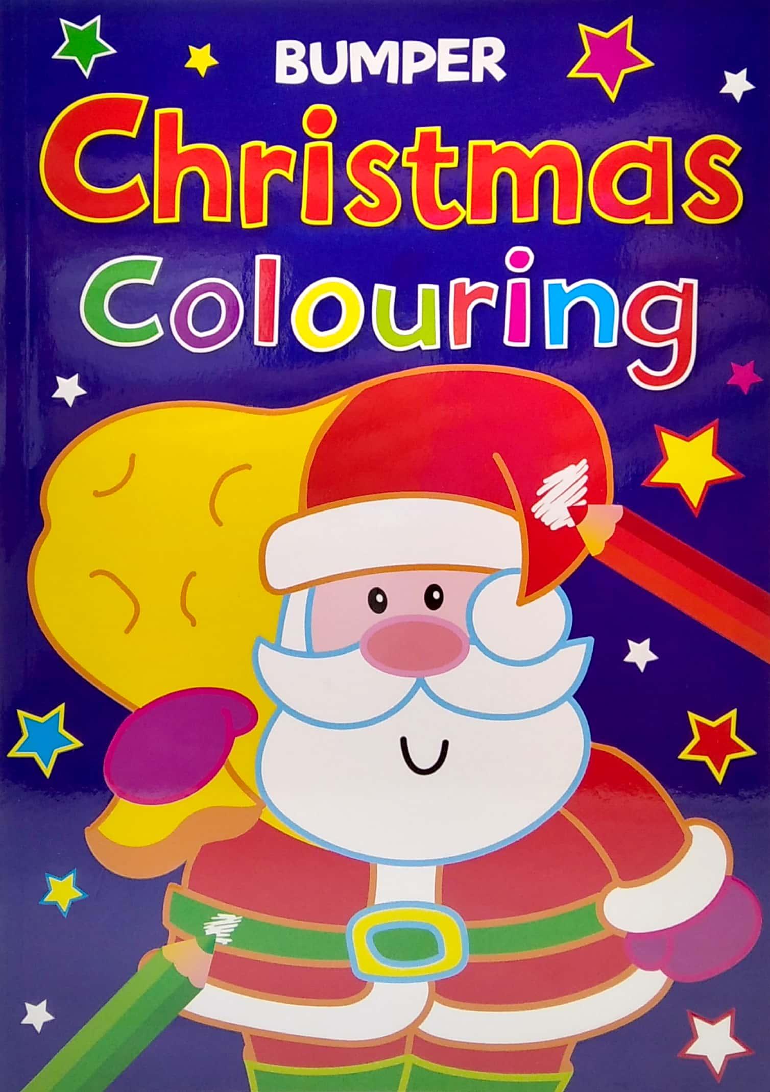 Bumper Christmas Colouring: Blue