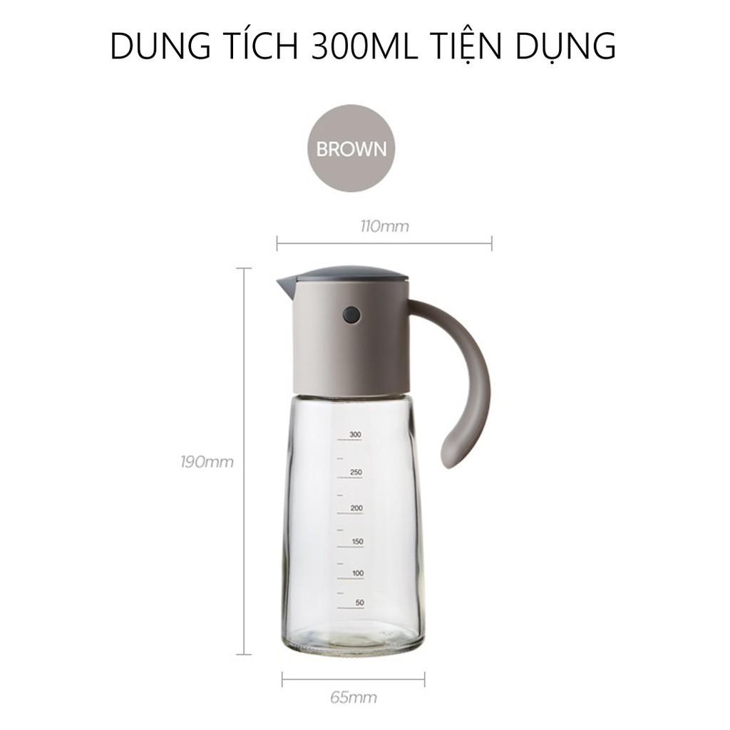 Bình đựng dầu ăn, nước mắm với nắp mở tự động LLG706 Lock&Lock 300ml