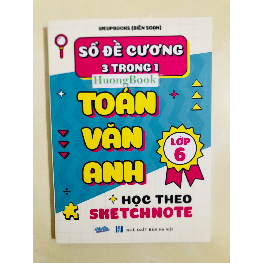 Sách - Sổ đề cương 3 trong 1 toán văn anh lớp 6