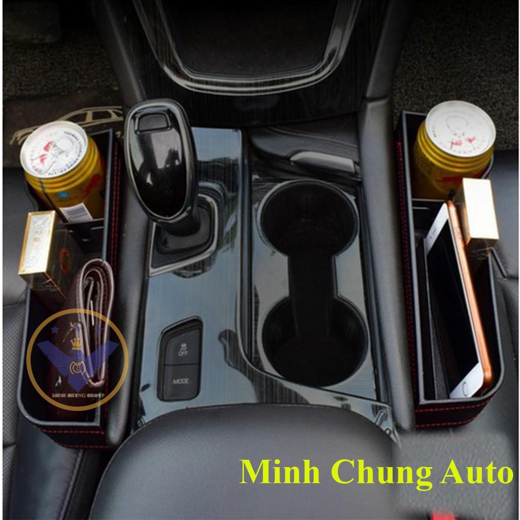 Khay đựng đồ cho ghế xe hơi bọc da đa năng