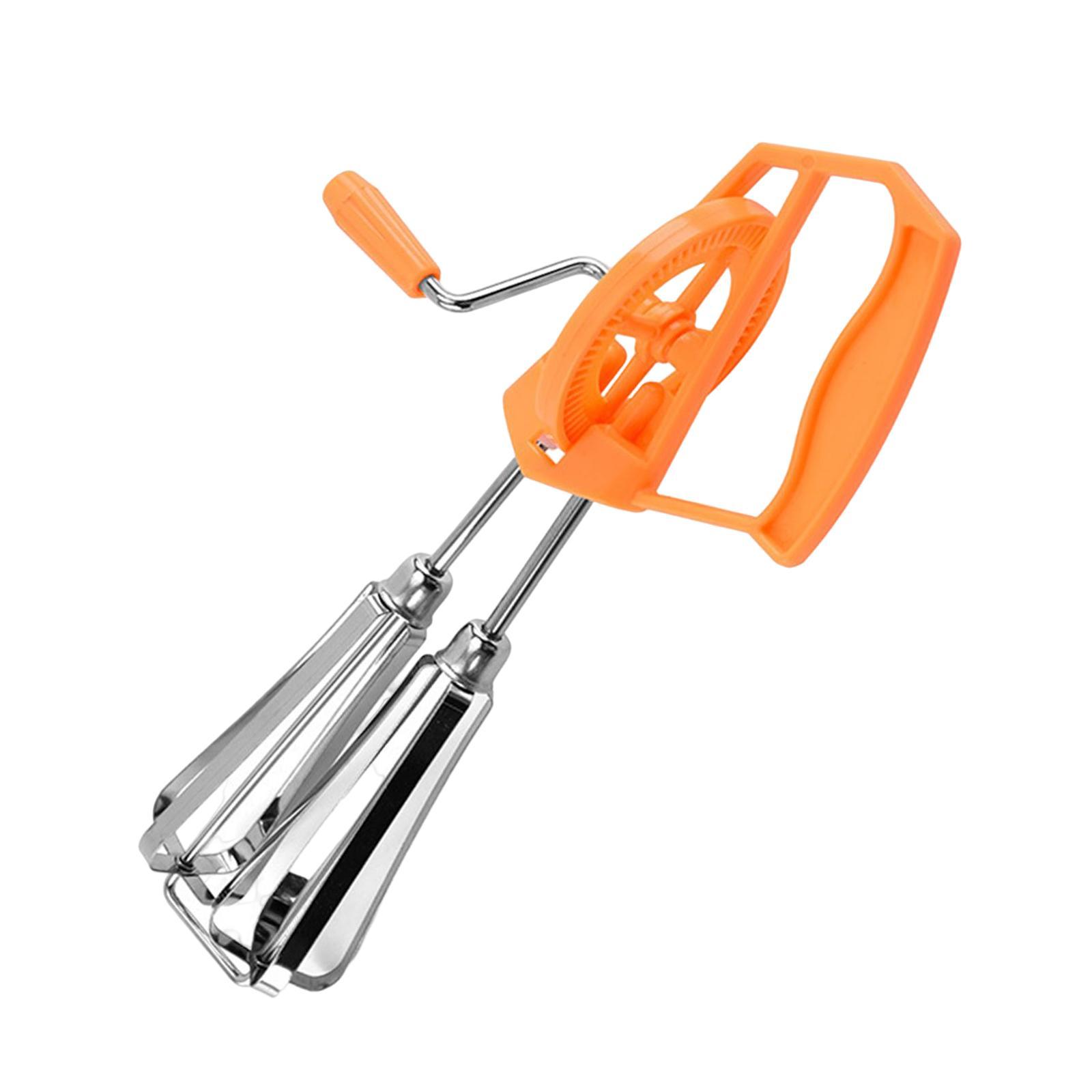 Rotary Hand Whisk Egg Beater Mixer ,Easy to Clean Cooking Tool Gadgets