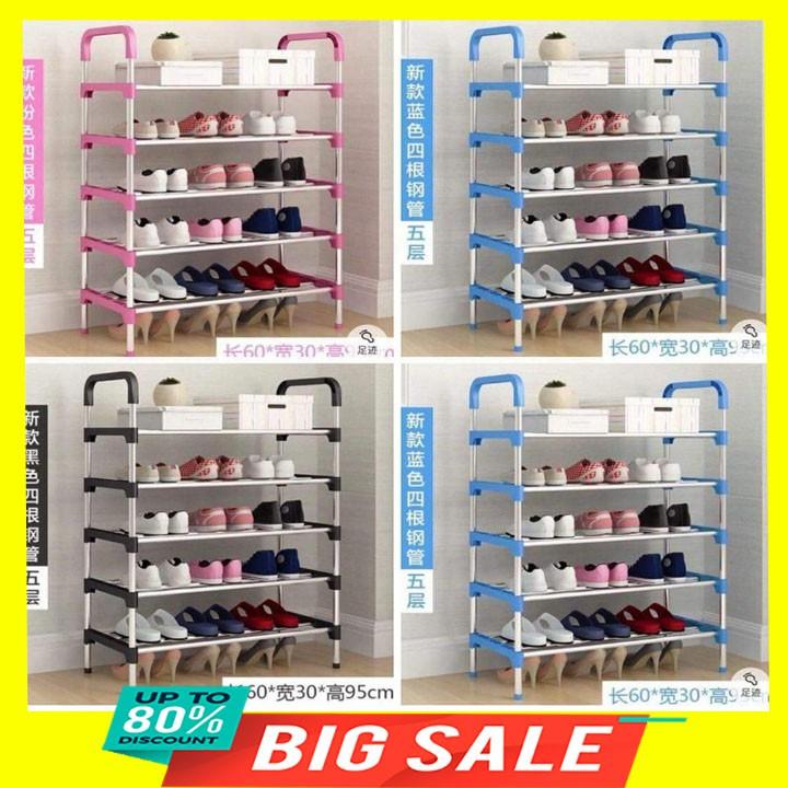 Kệ giày dép 5 tầng inox