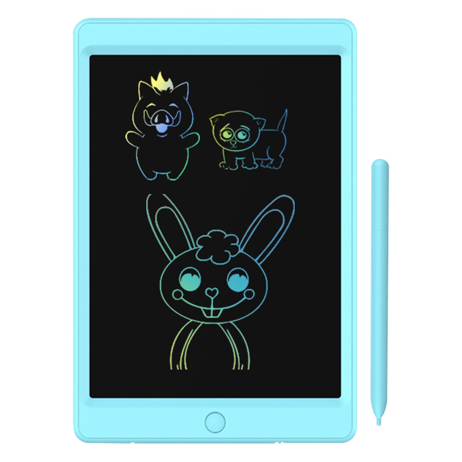 LCD Writing Tablet 10.5 Inch Doodle Drawing Pad Handwriting Colorful Board with Magnetic Stylus for Toddler Kids Office