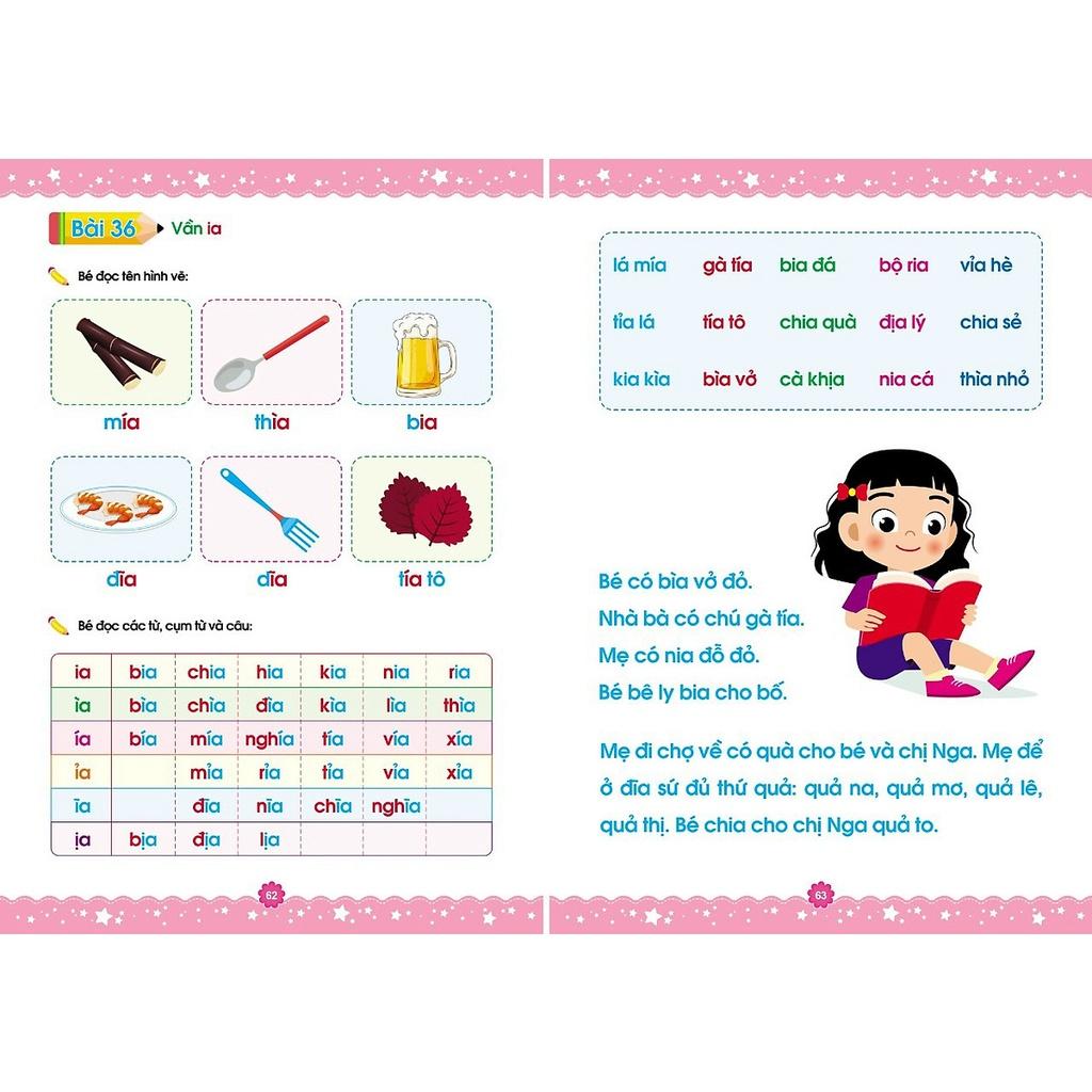 Combo Luyện Đọc, Bé Học Toán, Tập Viết - Hành Trang Cho Bé Chuẩn Bị Vào Lớp 1
