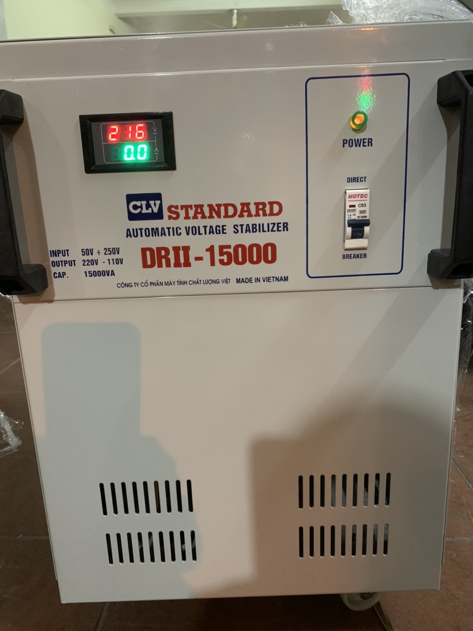 STANDARD 15KW DẢI 50-250V ĐỒNG HỒ ĐIỆN TỬ