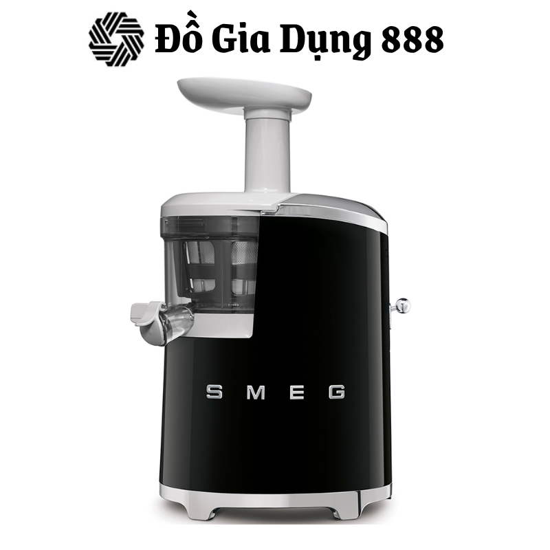 Máy ép trái cây chậm Smeg SJF01BLEU màu đen - Hàng chính hãng