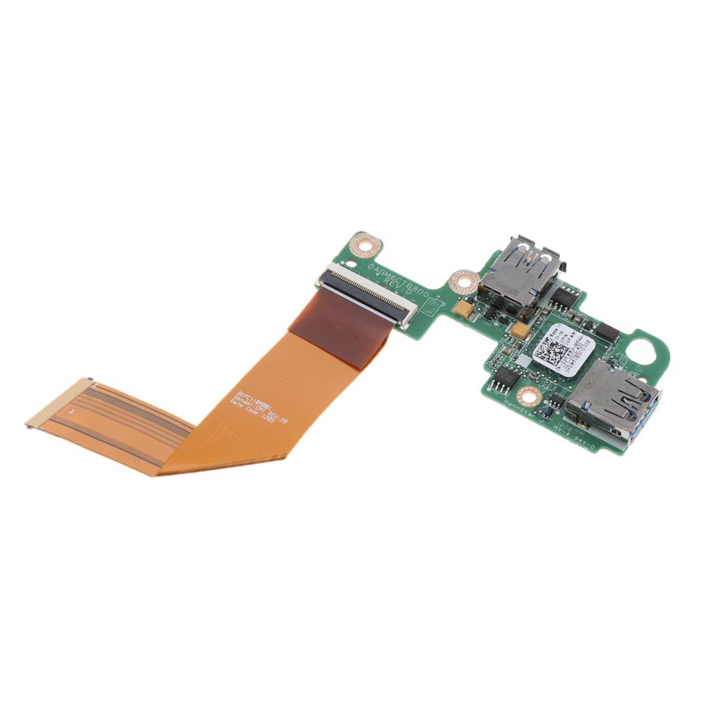 For  XPS 15 L502X USB 3.0 Port Board with Flex Cable 0GRWM0 DAGM6CTB8D0