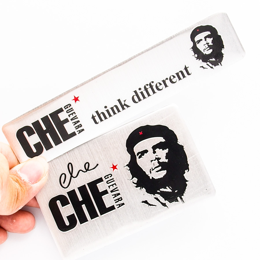 Set 4 sticker metal kim loại - Che Guevara