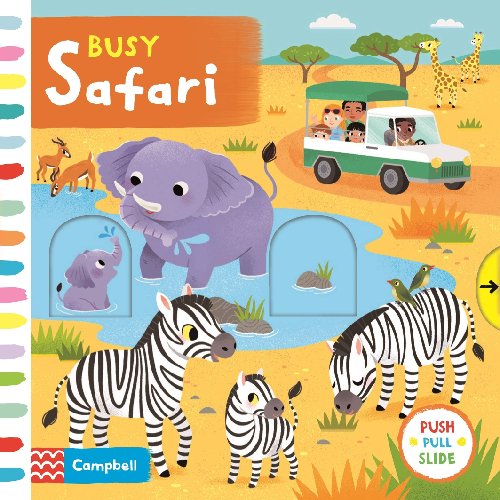 Sách tương tác thiếu nhi tiếng Anh: Busy Safari