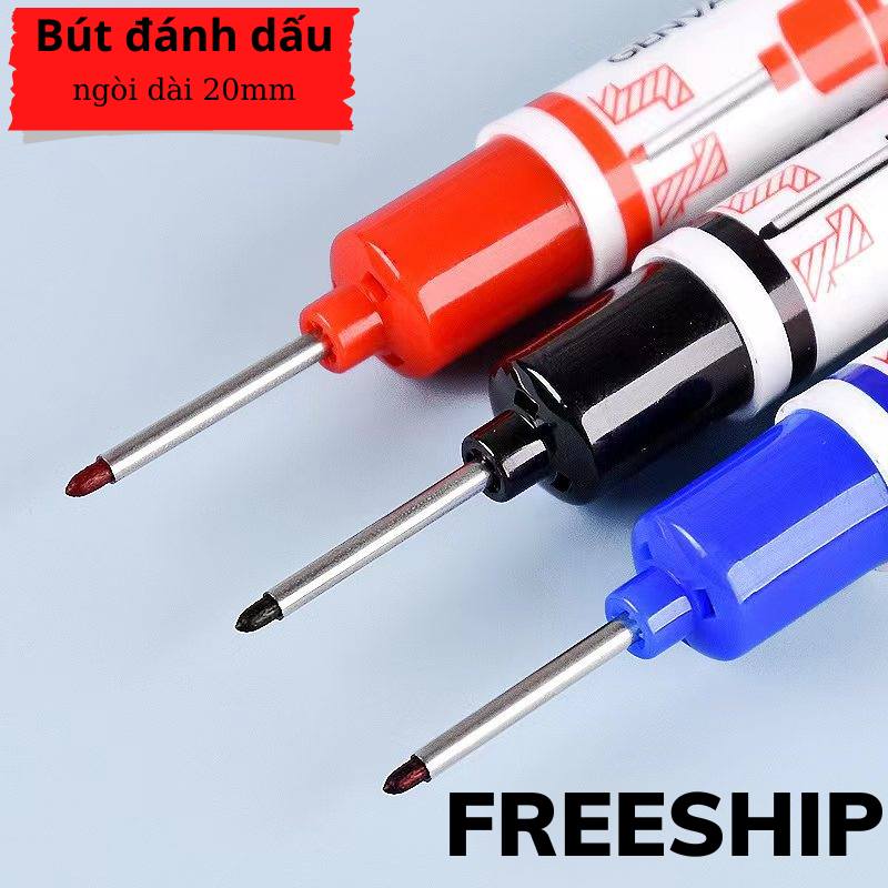 Bút Ngòi Dài 20mm Đánh Dầu Lỗ Khoan Viết Được Trên Mọi Chất Liệu