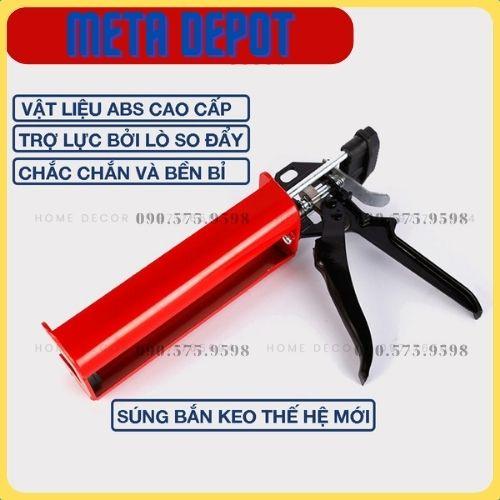 Súng Sắt Bắn Keo Chít Mạch 2 Thành Phần Loại Đúp Chuyên Dụng ( chỉ sử dụng cho thi công keo chít mSắt