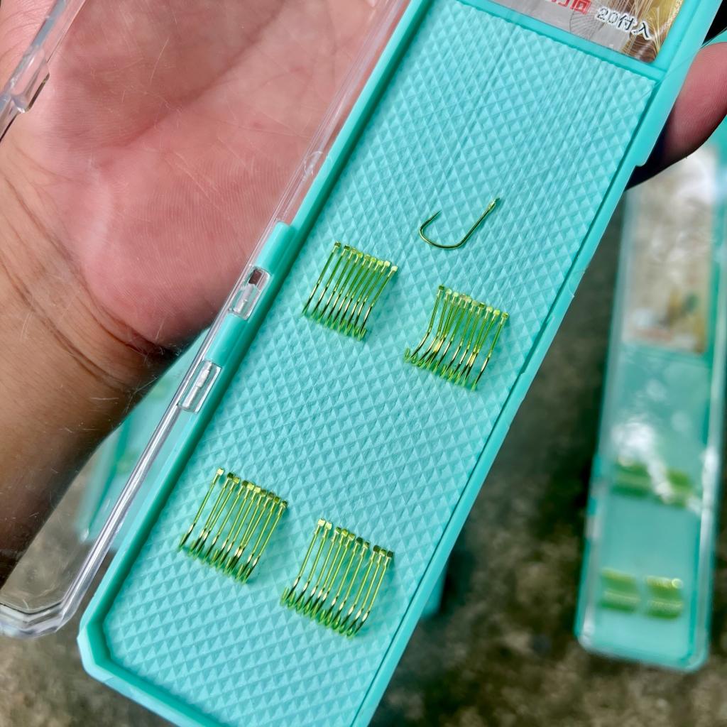 Bảng 20 Cặp Thẻo Câu Đài Nanh Sói Buộc Sẵn Lưỡi Câu Cá Thép Carbon Thẻo Câu Đài Cao Cấp