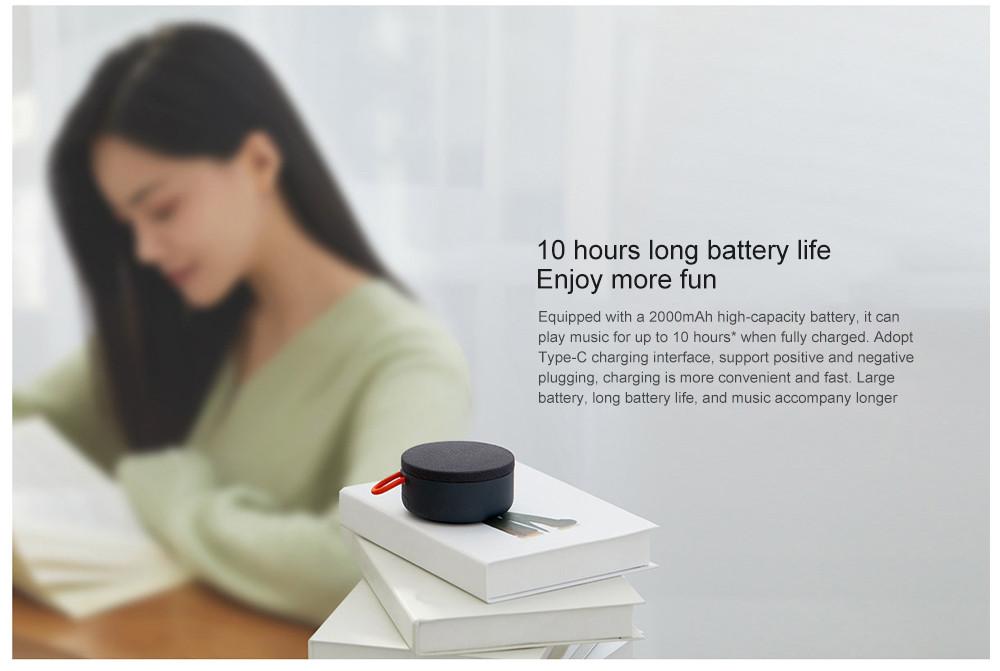 Xiaomi di động Bluetooth 5.0 Loa âm thanh nổi âm nhạc không dây mini loa ngoài trời IP67 Dustproof Waterproof Bulit-in 2000mah Màu