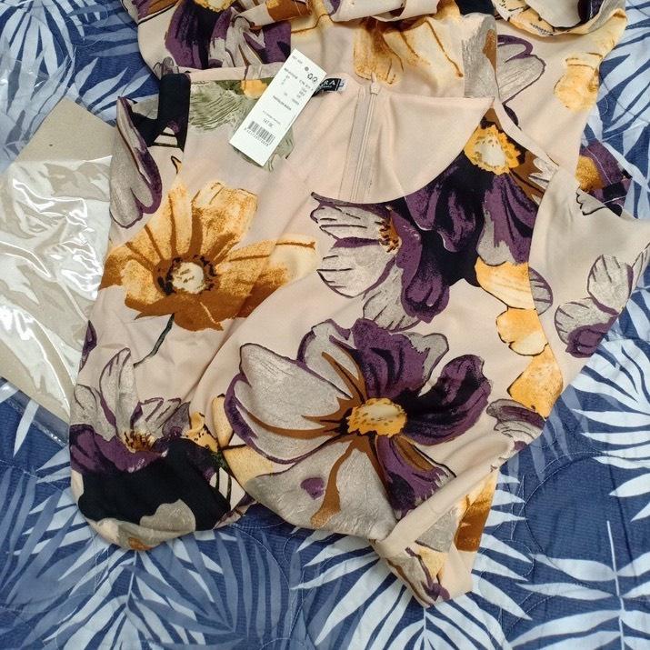 ĐẦM TRUNG NIÊN HOA CÚC THỜI TRANG