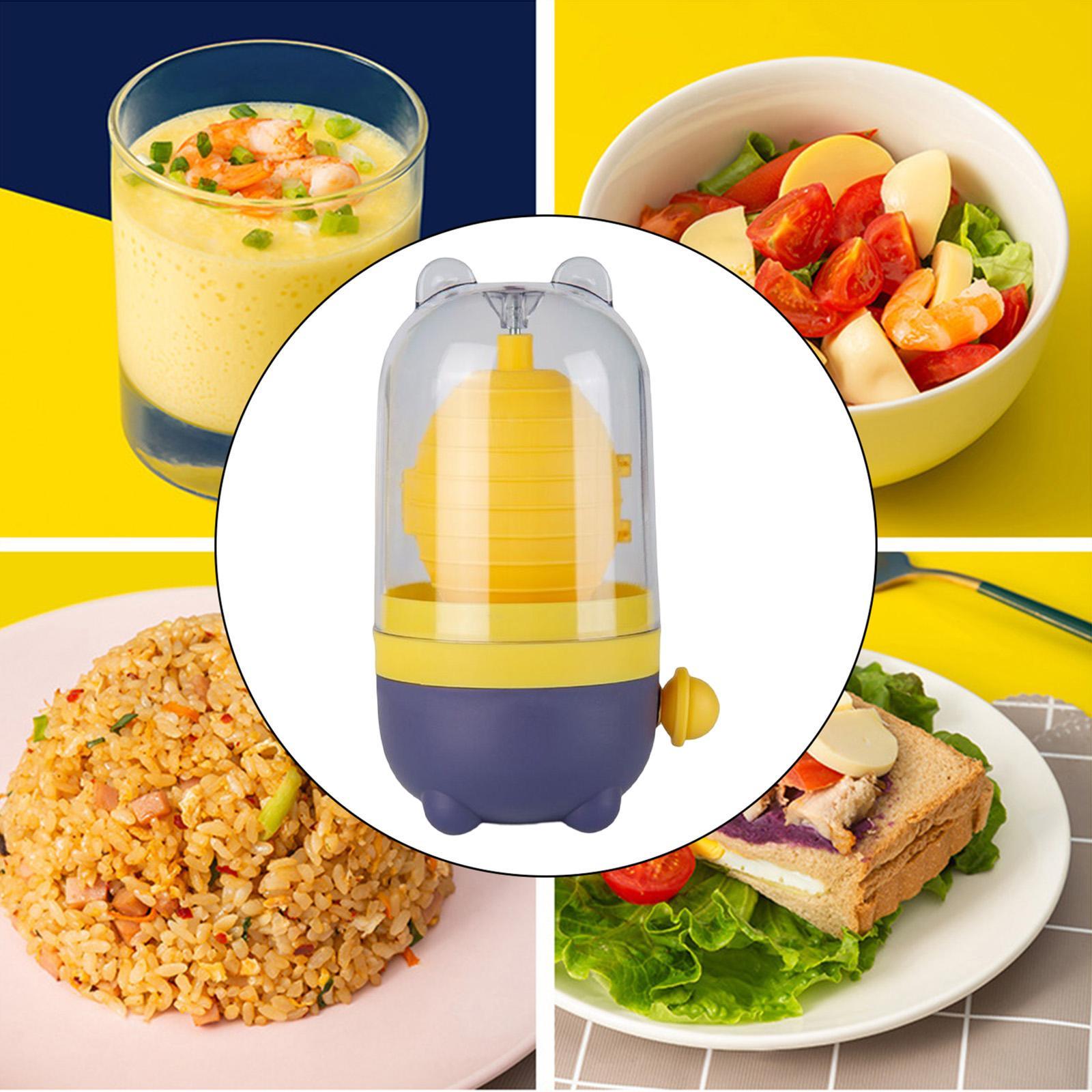 Manual Egg Scrambler Shaker Portable Household for Cooking Breakfast Outdoor