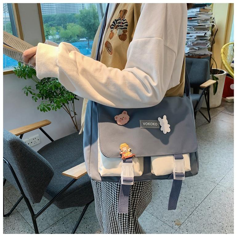 Túi Đeo Chéo Nữ - Túi Vải Chống Nước - Túi Vải cá tính 2021