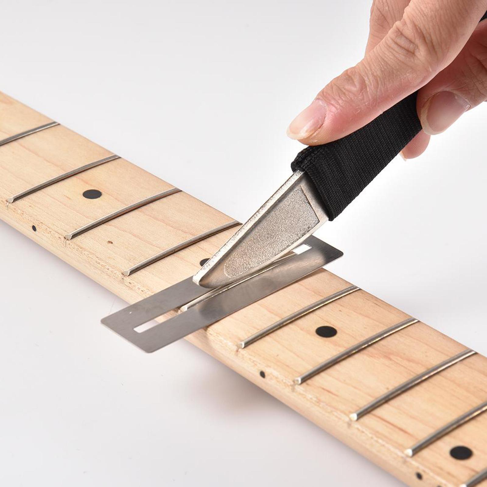 Diamond Abrasives Guitar Fret Crowning File Luthier for Ukulele Mandolin Fret Repairing