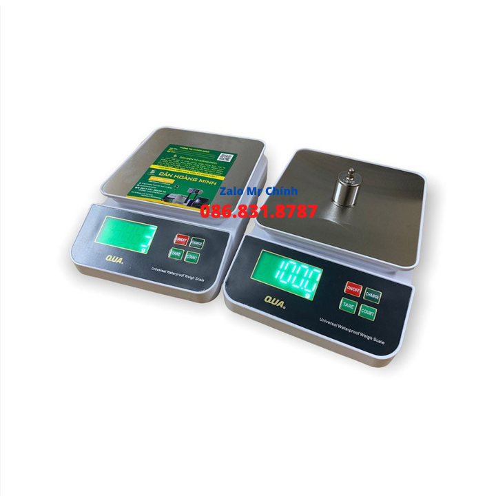 Cân Nhà Bếp, Cân Điện Tử chống nước cân được tới 3kg/0.5g - 5kg/1g. Sạc USB tiện dụng QUA