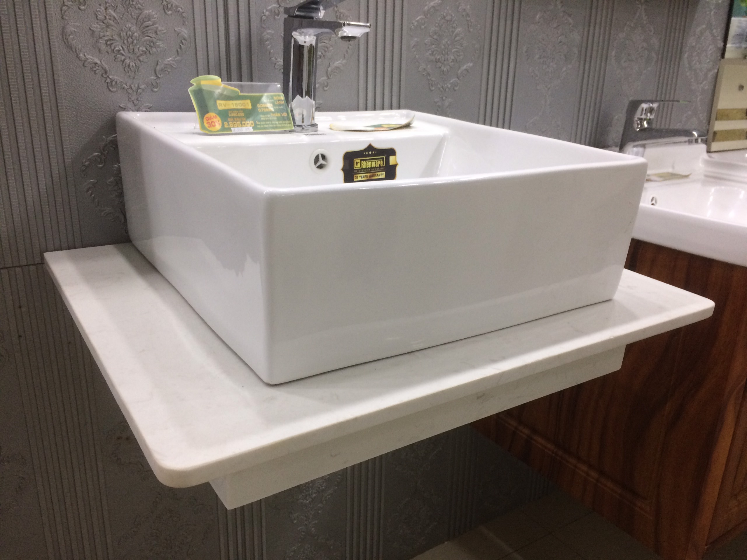MẶT ĐÁ LAVABO, NHẬP KHẨU CAO CẤP CHÍNH HÃNG RHENWARE VT