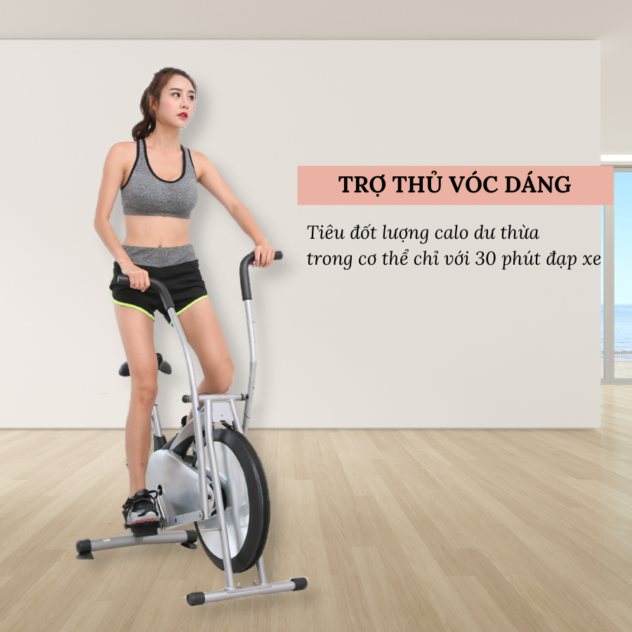 Xe Đạp Tập Thể Dục Tập Gym Tại Nhà Galen G015 Xe Đạp Đa Năng Tăng Cường Sức Khỏe - TẶNG ĐỒNG HỒ SMART WATCH THÔNG MINH