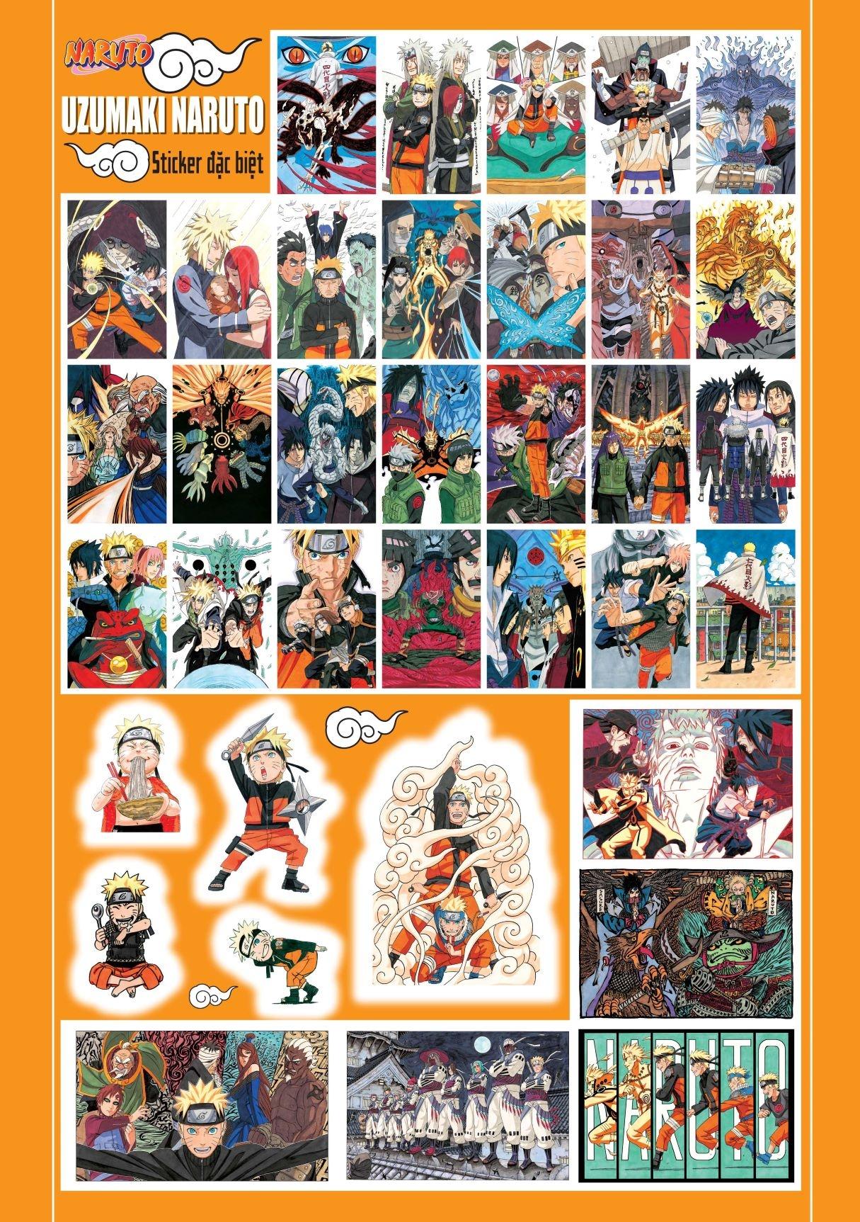 Tuyển Tập Tranh Masashi Kishimoto: Uzumaki Naruto - Artbook Naruto - Tặng Kèm Poster Gập + Bảng Sticker