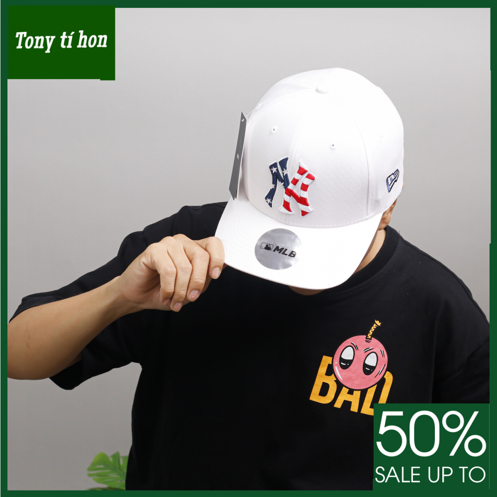 Tony tí hon _ Mũ/nón kết lưỡi trai thêu cờ thời trang nam nữ cá tính cao cấp, đẹp