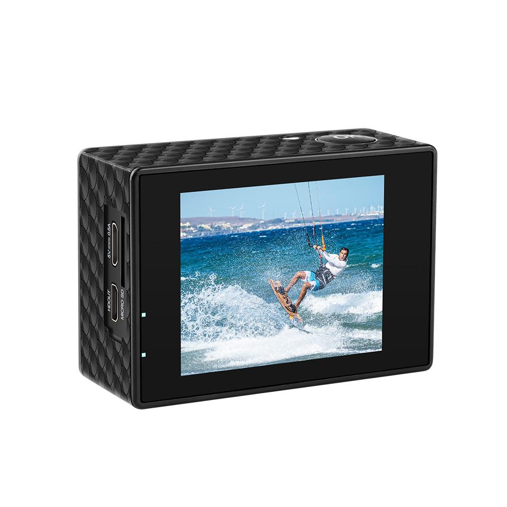 Ourlife 4K 30FPS HD Out Camera hành động Hỗ trợ Wifi Lặn Xe đạp Xe máy Ổ ghi Camera thể thao Mũ bảo hiểm chống nước Cam