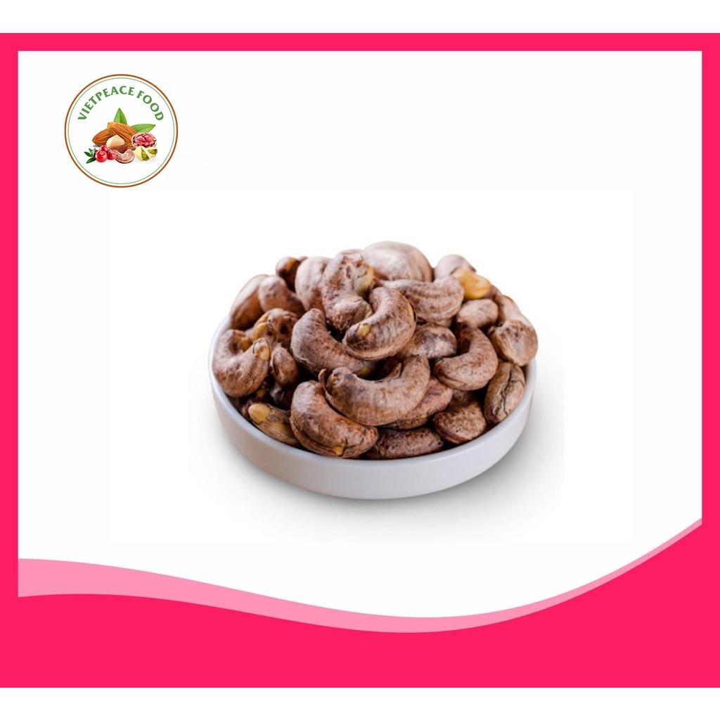 Hạt điều rang muối vỏ lụa loại ngon của nhà máy xuất khẩu 300g, 500g,