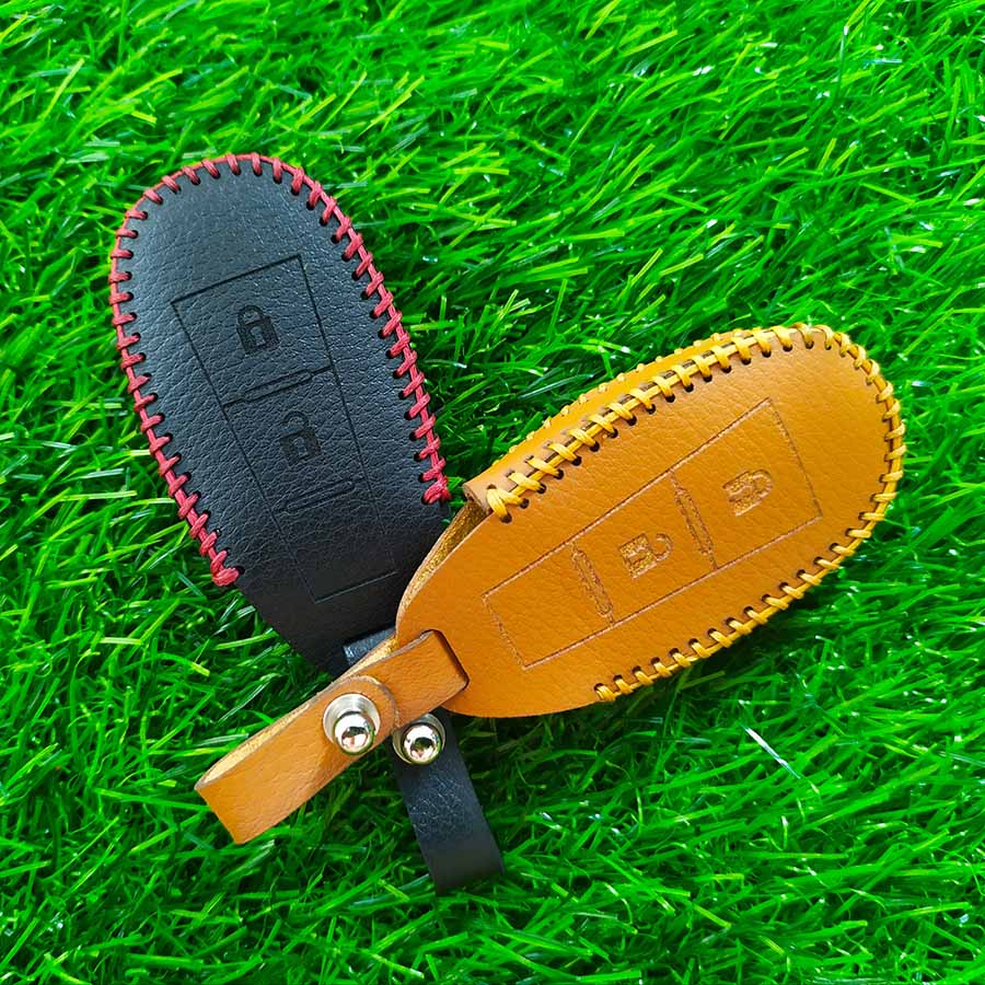 Bao da chìa khóa smartkey xe hơi Suzuki S-Cross Grand Vitara Ignis Liana Samurai Swift Sx4