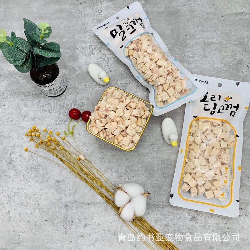 Bánh thưởng, cá, ức gà sấy,... cho chó mèo Hàn Quốc- thơm ngon, ăn là nghiền