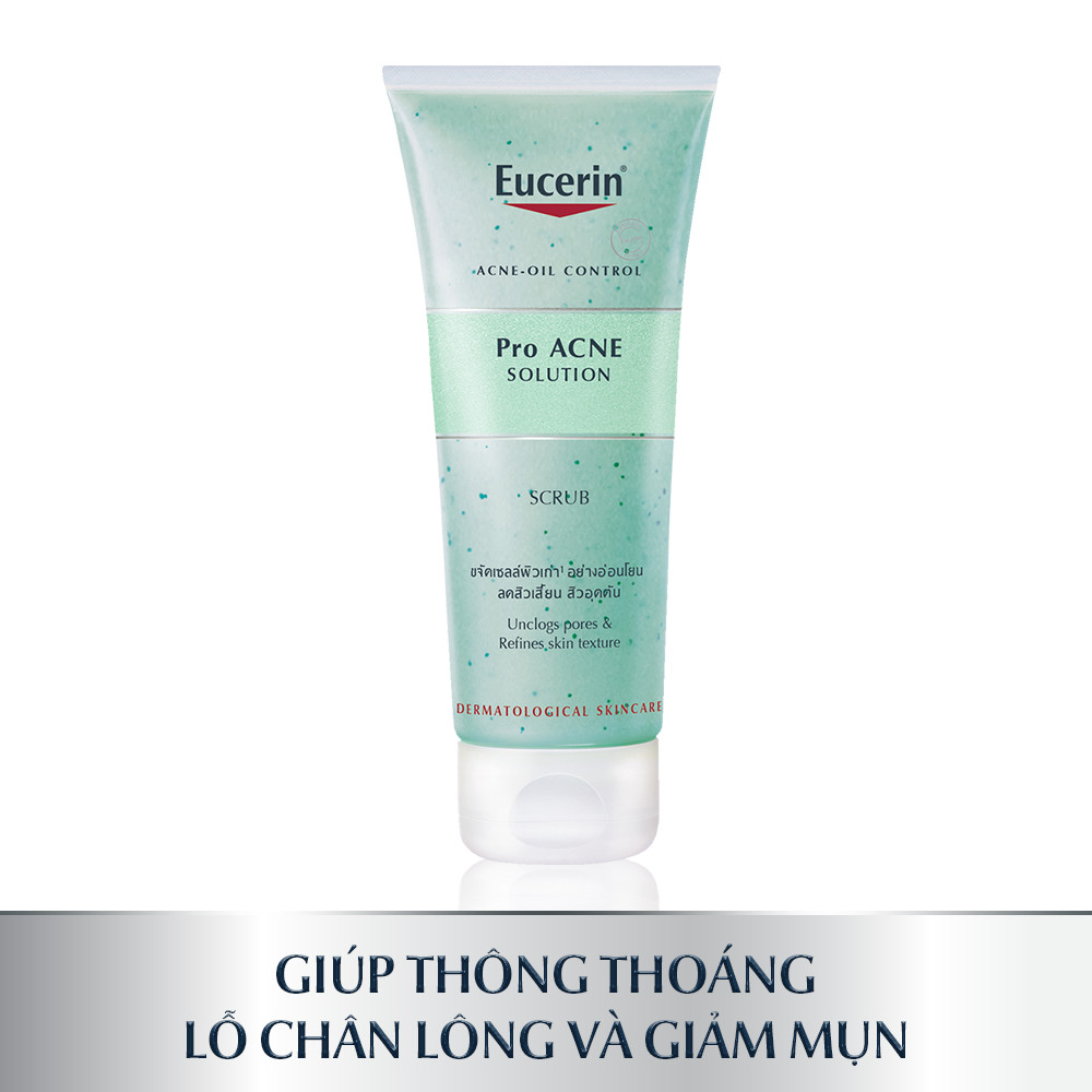 Tẩy tế bào chết ngăn ngừa mụn Eucerin Pro Acne Scrub 100ml