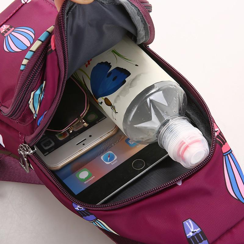 Women's Chest Bag Crossbody Bag One Shoulder Sports Canvas Korean Waist Bag Crossbody Women's Chest Bag