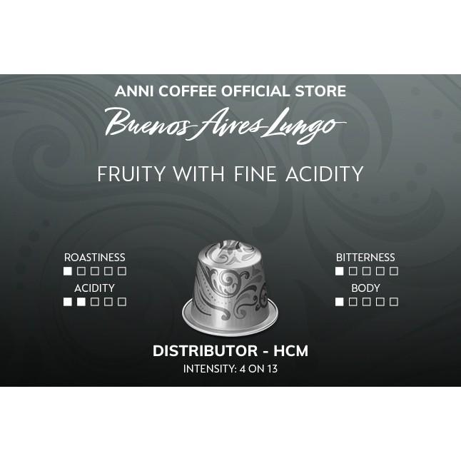 Cà Phê Viên Nén NESPRESSO Chính Hãng Dòng Lungo, Gồm 5 Hương Vị, New Date 2023, Hộp 10 Viên, NPP Anni Store