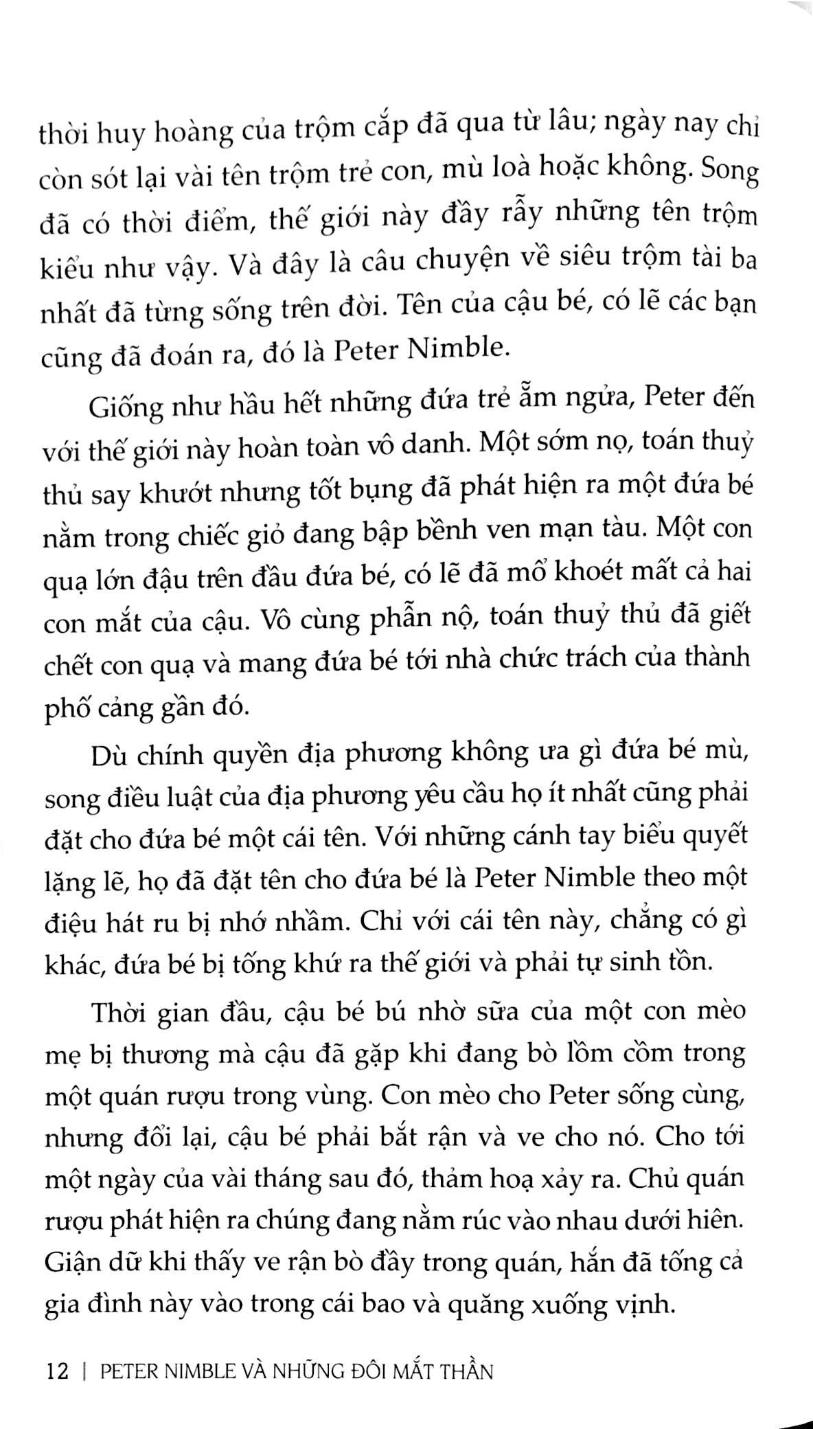 Sách Peter Nimble &amp; Những Đôi Mắt Thần