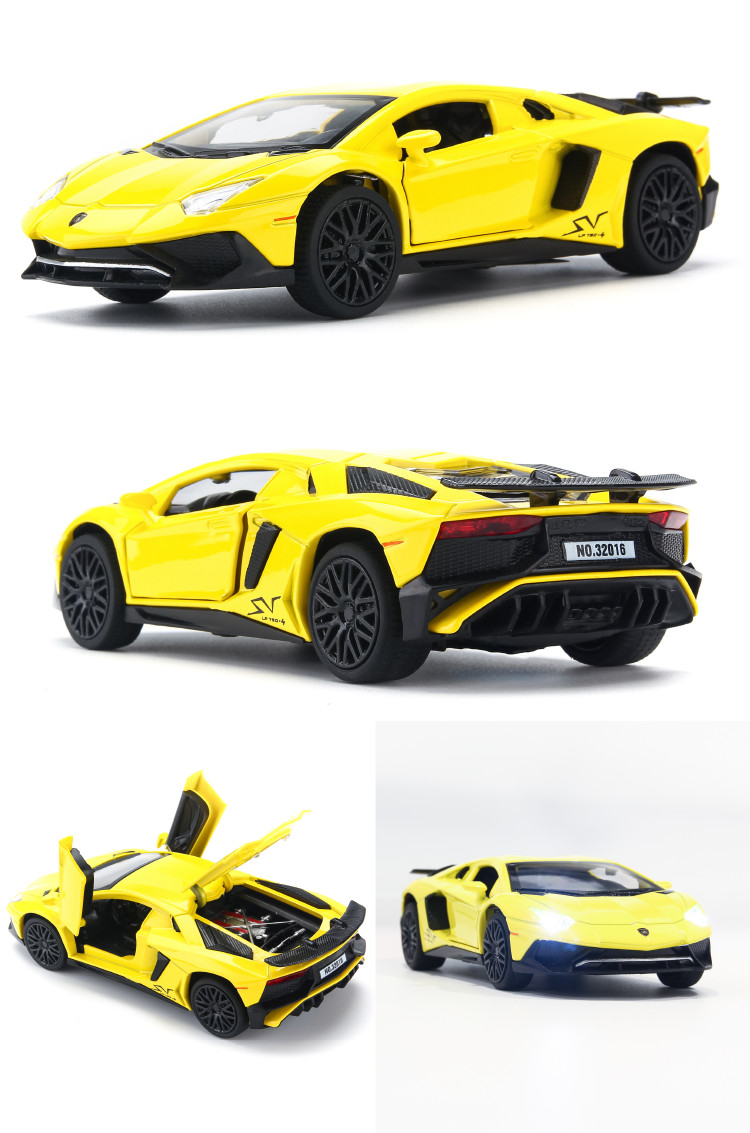 Mô hình xe Lamborghini Aventador LP750-4 SV 1:32 Miniauto - 32016