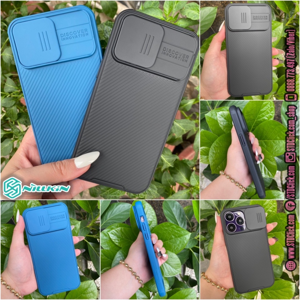 ỐP LƯNG DÀNH CHO ĐIỆN THOẠI IPHONE 14 PRO NILLKIN CAMSHIELD PRO NILLKIN