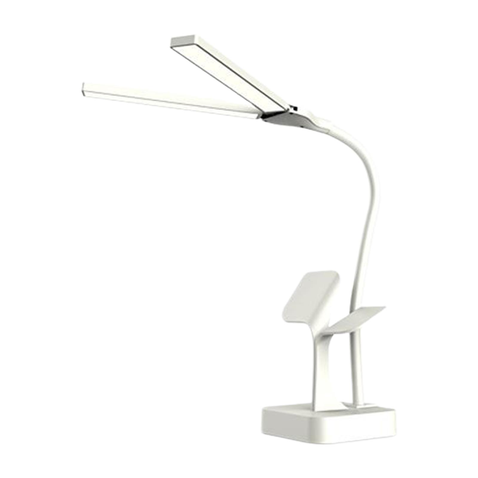 Desk Lamp Eye Protection LED Lamp 2 Heads Bedside Table Desk Lamp LED Reading Desk Light