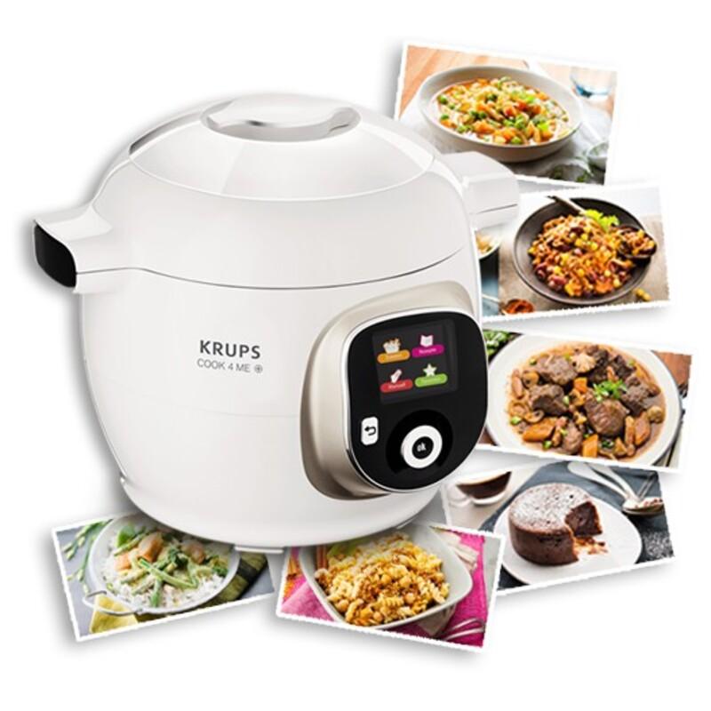 Nồi Cơm Điện Đa Năng Krups Cook4me, Dung Tích 6L, Nồi Cơm Điện Tử, 6 Chương Trình Nấu, Khóa Và Hẹn Giờ, Nhập Đức