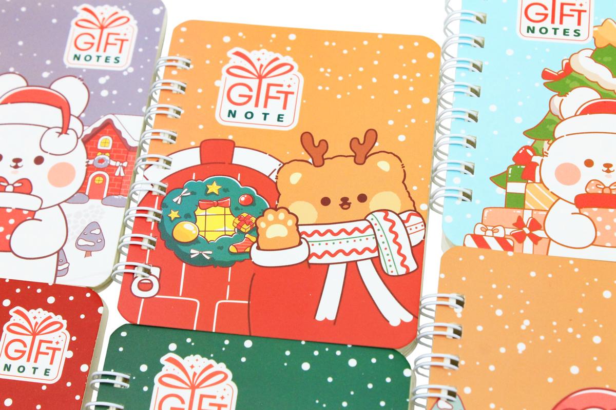 Sổ Lò Xo Moochi Christmas A7 - Kẻ Ngang - 160 Trang 70gsm - The Sun 03