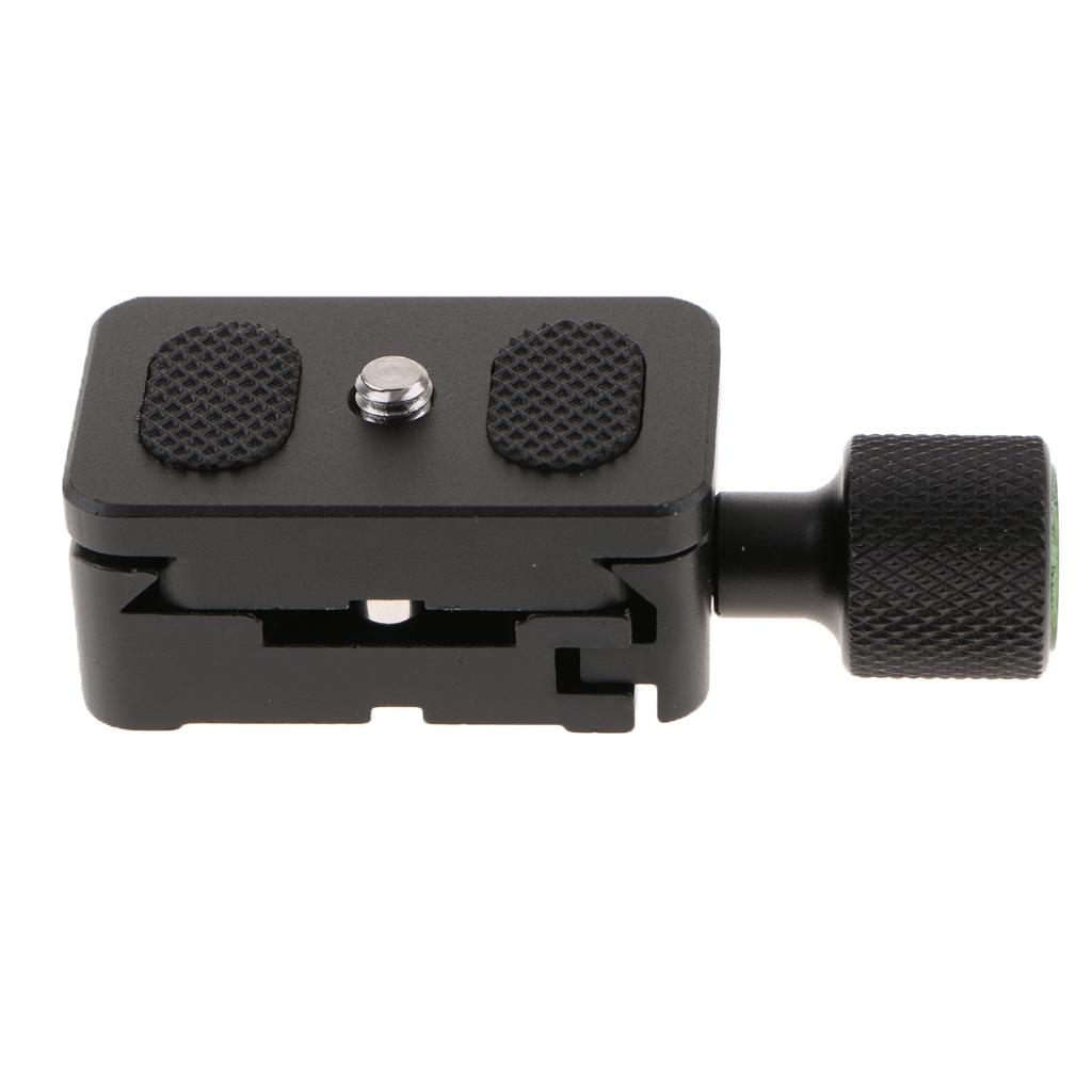 K30 Clamp+1/4'' Mount Quick Release Plate 30mm For Benro Arca Swiss Tripod - Black