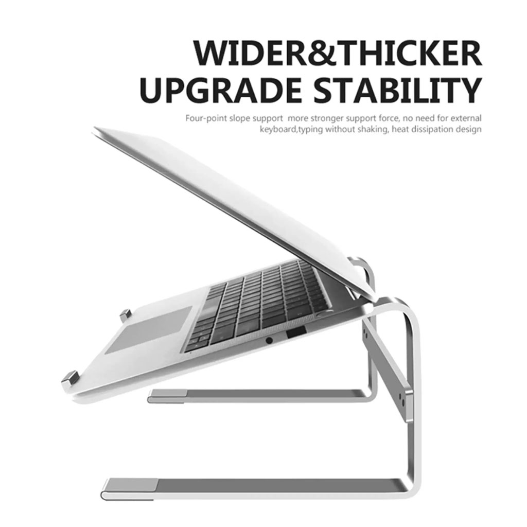 VINETTEAM Giá Đỡ Máy Tính Laptop Macbook Stand Hợp Kim Nhôm Cao Cấp Giúp Tản Nhiệt Có Thể Tháo Rời Đế Giữ Máy Tính Xách Tay - Hàng Chính Hãng