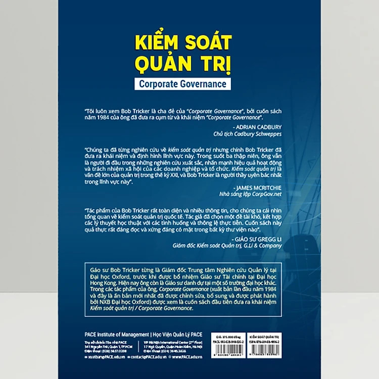 (Bìa Cứng) KIỂM SOÁT QUẢN TRỊ - Bob Tricker - Nguyễn Thị Thu Hương dịch