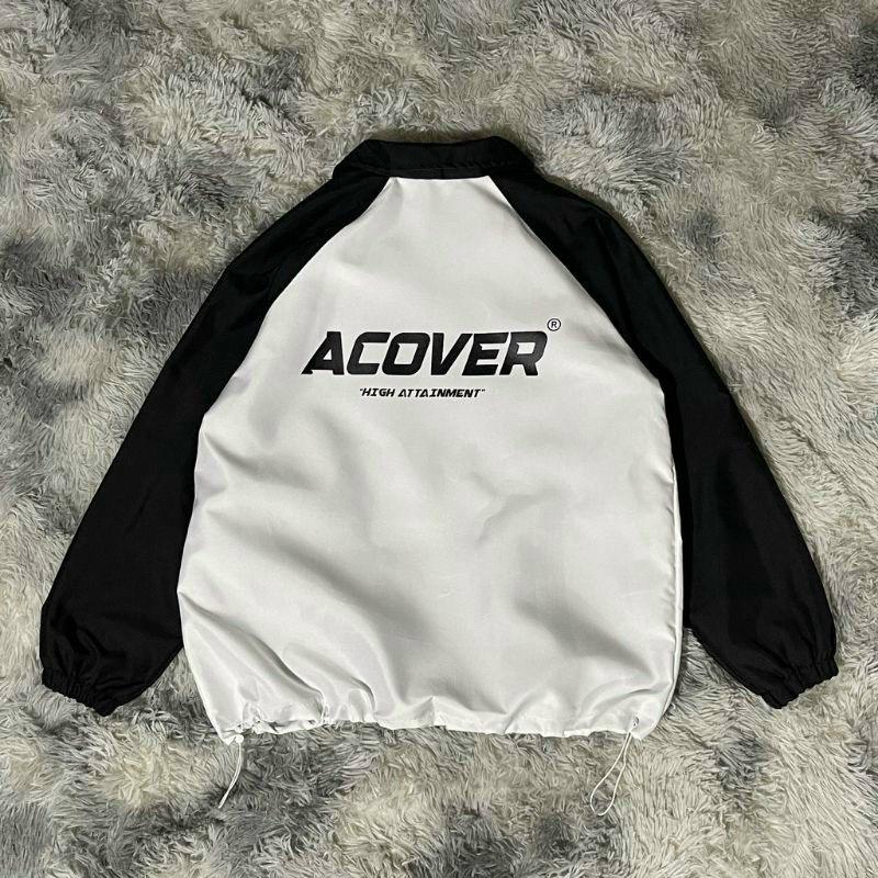 Áo Khoác Bomber Dù In Acover 2 Lớp Form Rộng Unisex Nam Nữ