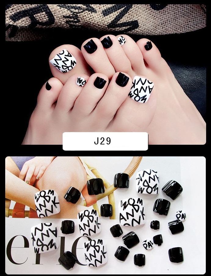Bộ 24 móng chân giả J29