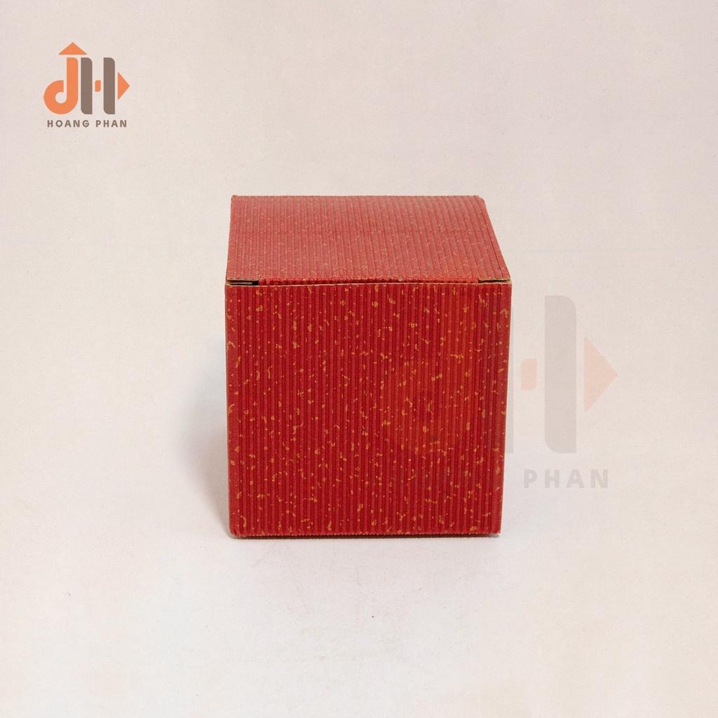 Hộp quà nắp gập - Giấy carton 2 lớp - 9 x 9 x 9cm