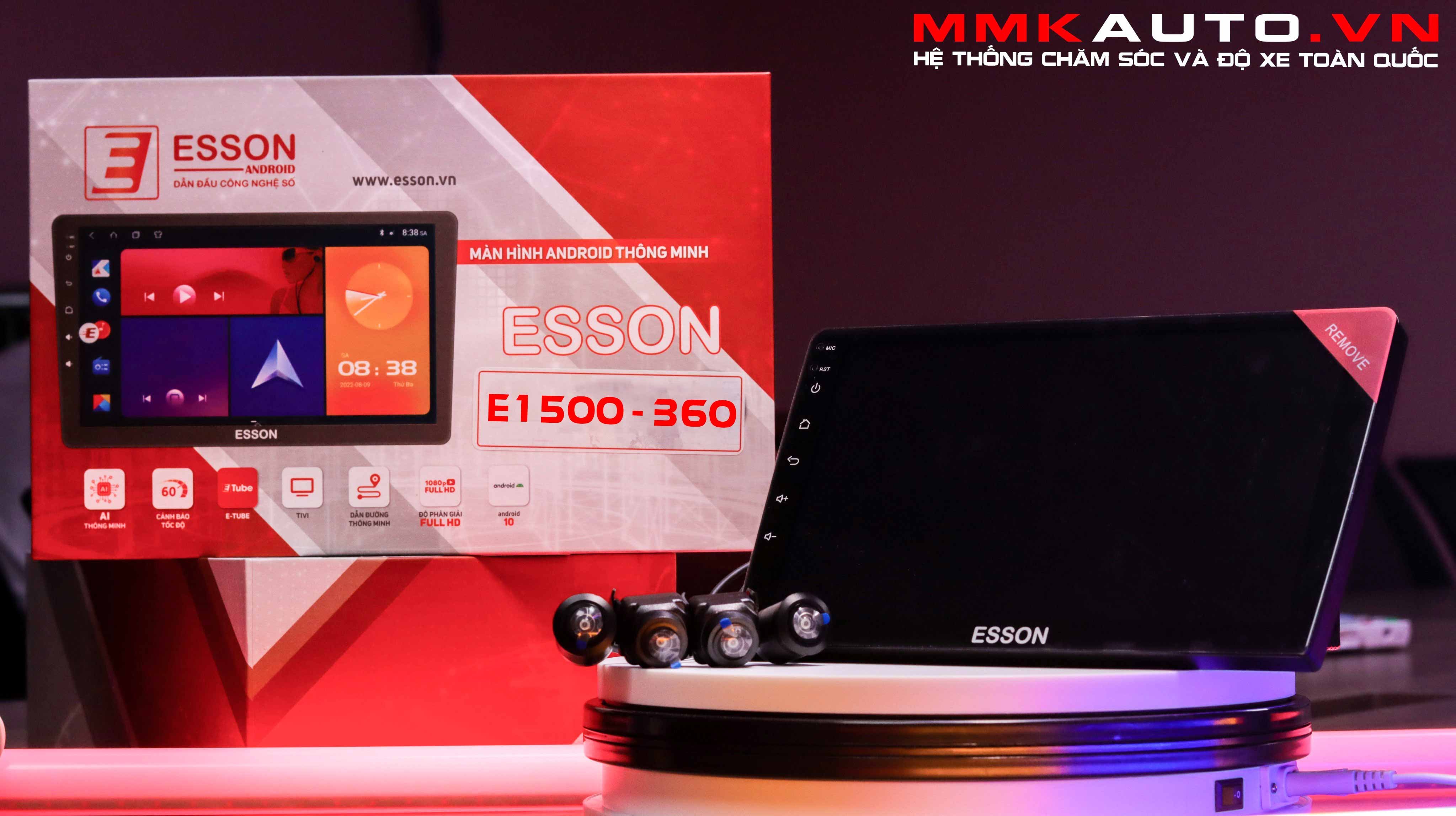 Màn hình cho xe ô tô ANDROID ESSON E1500 360 VIEW - MMKauto