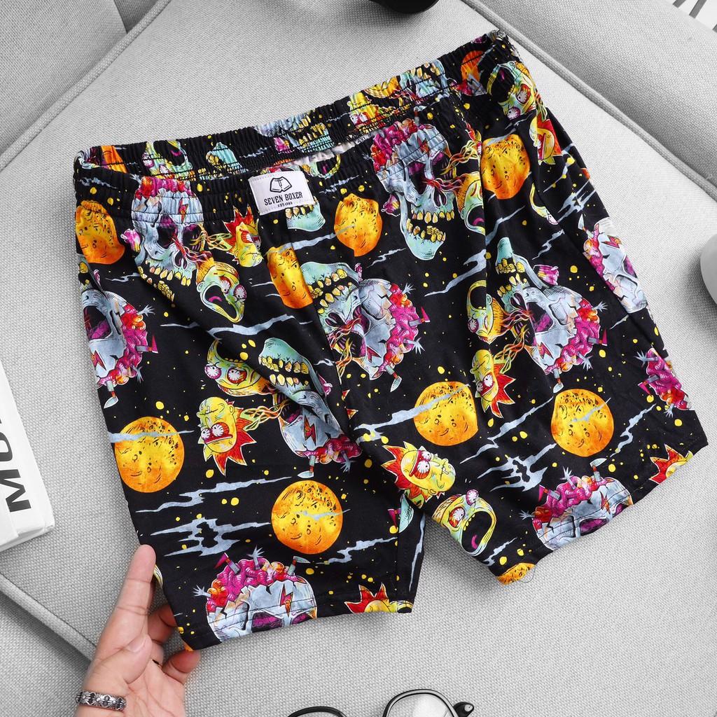 Quần Đùi Thun Nam Mặc Nhà 100% Cotton, Mặc Ngủ Ở Nhà Rất Thoải Mái, BigSize QNNH