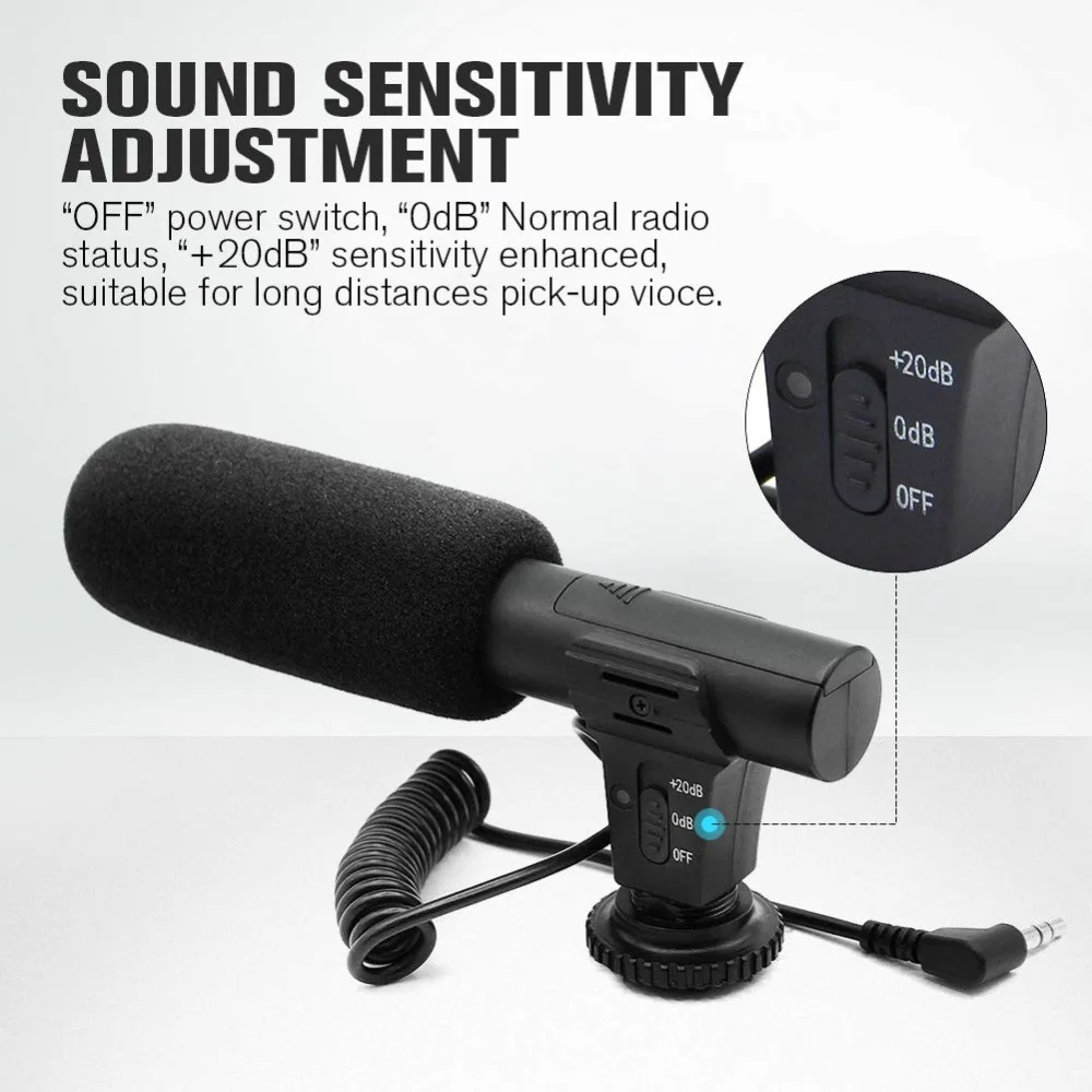 ROGTZ Mic thu âm MIC-01 II 3.5mm DSLR Camera Nikon Canon | Siêu nhỏ | Lọc nhiễu | Ứng dụng: Youtube, Vlog | MIC-01 II | Siêu nhỏ gọn | Dây dài 700mm | Giá đỡ | Mút lọc gió | Pin AAA | 80 giờ | Chống ồn | Tăng âm | 3.5mm | Hàng Chính Hãng